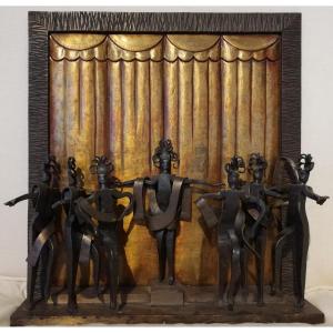 Sculpture In Wrought Iron And Brass, Carlos Y Manuel Tolosa Father & Son - 1929