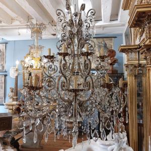 Large Italian Chandelier, 19th Century