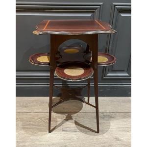 English Mahogany Serving Table Circa 1920