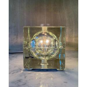 Cubosfera Lamp By Alessandro Mendini For Fidenza Vetraria, 1968, Italy.