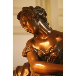 Allegory Of The Source - Bronze Sculpture - 19th Century