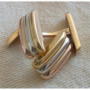 Pair Of Cartier Cufflinks, Signed By The Prestigious Maison Cartier