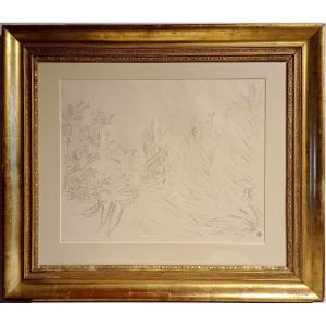 Leopold Survage (1879-1968), Drawing On Paper Signed And Dated 1945