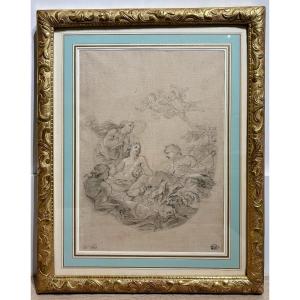 "the Judgment Of Paris" French School, Late 17th Century.