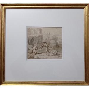 Ottmar Elliger (1666-1735), 17th Century Drawing