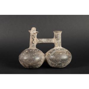 Singing Vase - Snake Whistle, Peru, Chimu, 10th-15th Century, Pre-columbian Culture