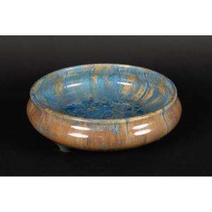 Dish / Bowl, Pierrefonds, Art Nouveau, France, Circa 1900