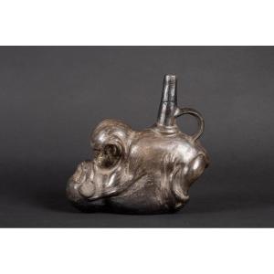 Vase With A Pair Of Monkeys, Peru, Chimu, Chimu, 10th To 15th Century, Pre-columbian Culture.