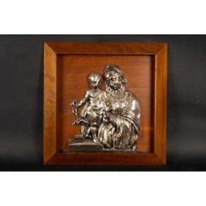 The Madonna Del Giglio, Antonio Pandiani (1838-1928), Milan, Italy, 19th/20th Century. 