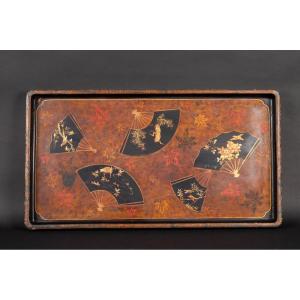Large Tray, Lacquer, Japan, Meiji Era (1868-1912).