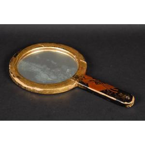 Kagami Mirror, Lacquer, Japan, Meiji Era (1868-1912). 
