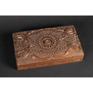 Box, Exotic Wood, India, 19th Century.