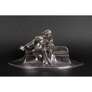 Inkwell, Kayser, Art Nouveau, Germany, Circa 1900.