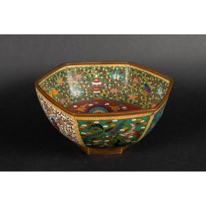 Bowl, Cloisonné, China, Early 20th Century.