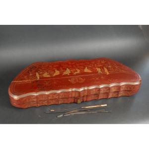 Yangqin Instrument, China, Qing Dynasty, 19th Century.   