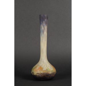 Muller Frères Vase, Lunéville, France, Art Nouveau, Early 20th Century. 