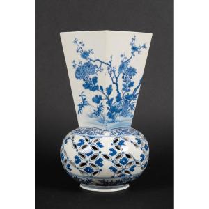 Openwork Vase, Seto, Japan, Meiji Era (1868-1912).  