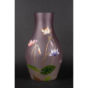 Flower Vase, Art Nouveau, Circa 1900.  