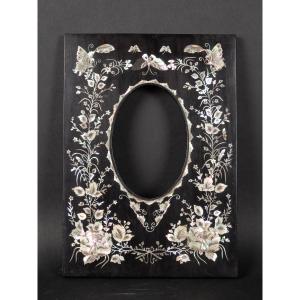 Mother-of-pearl Inlaid Photo Frame, Vietnam/indochina, Late 19th Century.
