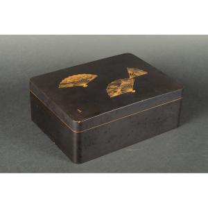 Tebako - Fan Box, Maki-e Lacquer, Japan, Meiji Era (1868-1912) 