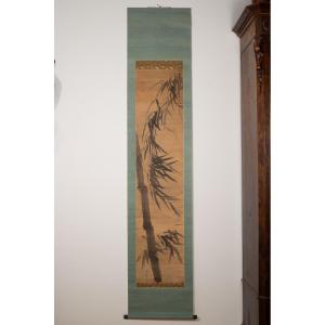 Bamboo, Chūhō, Sumi-e, Kakemono, Japan, 19th Century.
