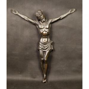 Large Christ, Bronze, Art Deco, France, Circa 1920