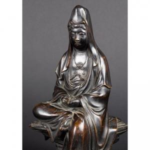 Kannon Bosatsu, Japan, Edo/meiji Period 19th Century, Bronze