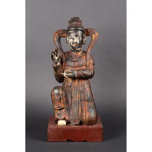 Guanyin, Polychrome Wood, China / Vietnam, 18th / 19th Century