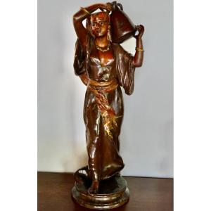 Sculpture - Orientalism - Terracotta By Victorien Bastet