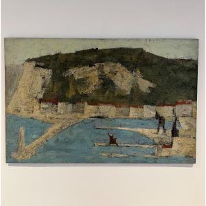 View Of The Port Of Nice By Michel Bepoix