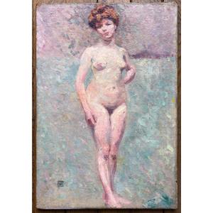 Théo Van Rysselberghe (1862-1926) Study For Bathers At Cap Bénat?