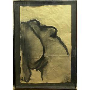 Monogram To Be Identified Dated 80 Nude l'Origine Du Monde Large Format