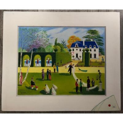 Hann Eimer Naive Art The Marriage Of The Son Chouilloux Trompe l'Oeil