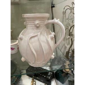 Jug By Emile Tessier Malicorne Faience
