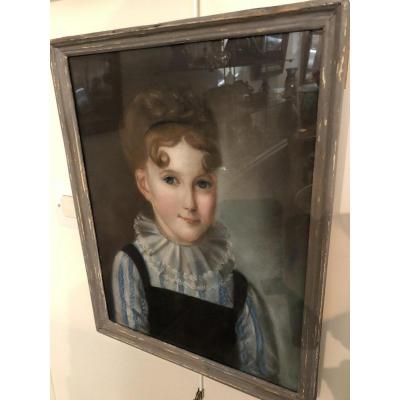 Pair Of Nineteenth Children Pastels