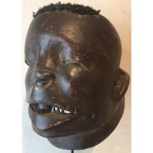 Lipiko Ritual Helm Mask Makonde Wood. East Africa, Mozambique Tanzania.