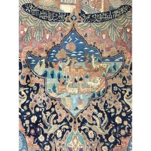 Large Handmade Oriental Rug, Kashmar Origin. Iran Second Half Of The 20th Century.