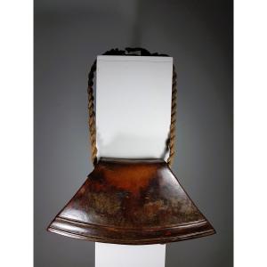 Buffalo Bell Made Of Monoxyl Wood With 8 Internal Clappers. Beautiful Patina Of Use. Khmer, Cambodia.