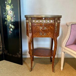 Louis XV Style Side Table, Coffee Table, Or Bedside Table