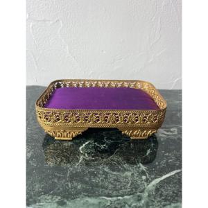 19th-century Gilded Bronze Jewelry Box