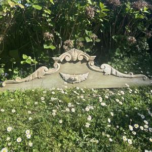 Napoleon III-style Carved Wooden Pediment