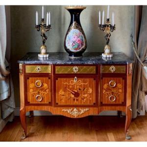 Transitional Chest Of Drawers - 20th Century