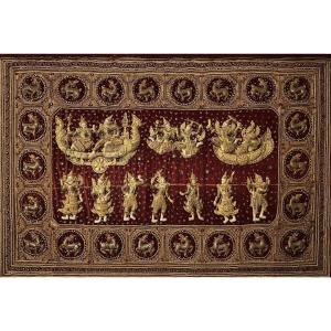 Kalaga, The Bordered Tapestry From Burma - Circa 1930 - Dim2m00x1m40 - N° 1177