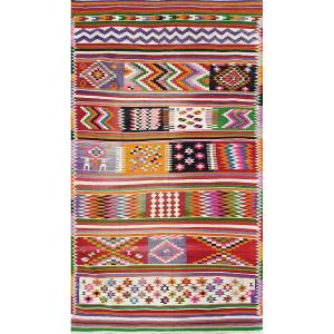 Kilim Modern Art 20th Century Around 1980 - Size 315x180 - N° 855