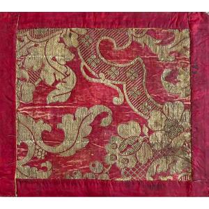 French Textile 19th 32 X 30 - No. 710