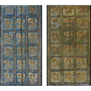 Pair Of Ottoman Textiles 19th Century - 0.90x0.45 - N° 714, 715