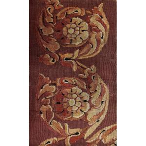 Small Aubusson Rug 19th Century Napoleon III Style - 0.90x0.55 - N° 824