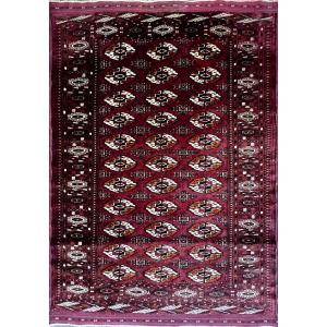 Uzbek Bukhara Rug Circa 1950 - 1m95x1m32 - No. 972