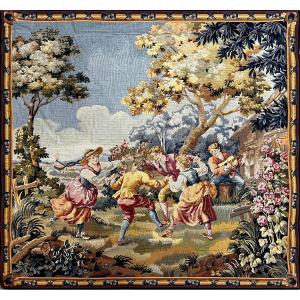 Antique Tapestry By Jacqurd Around 1980 - 0.90x0.94 - N° 1102