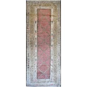 Kilim Hallway Rug From Saveh Around 1950 - 2m95x1m10 - N° 1226